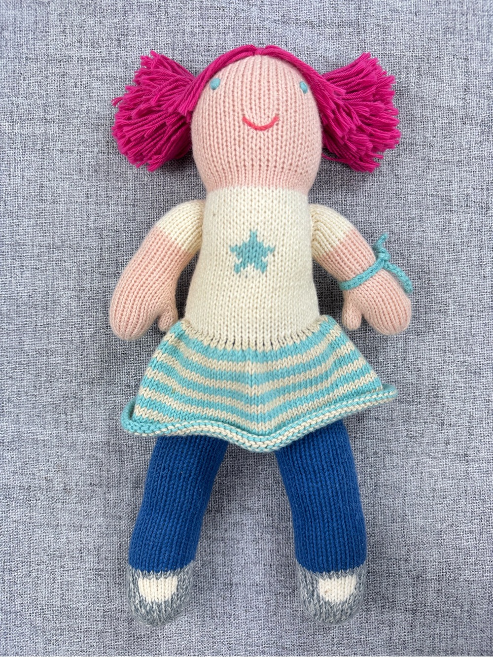BlaBla Lola The‎ Rocker Knit Stuffed Doll 14” Tall A